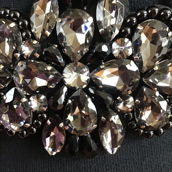 Accessories - Black stretchy belt with beautiful buckle.